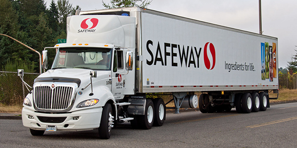 Safeway freight truck
