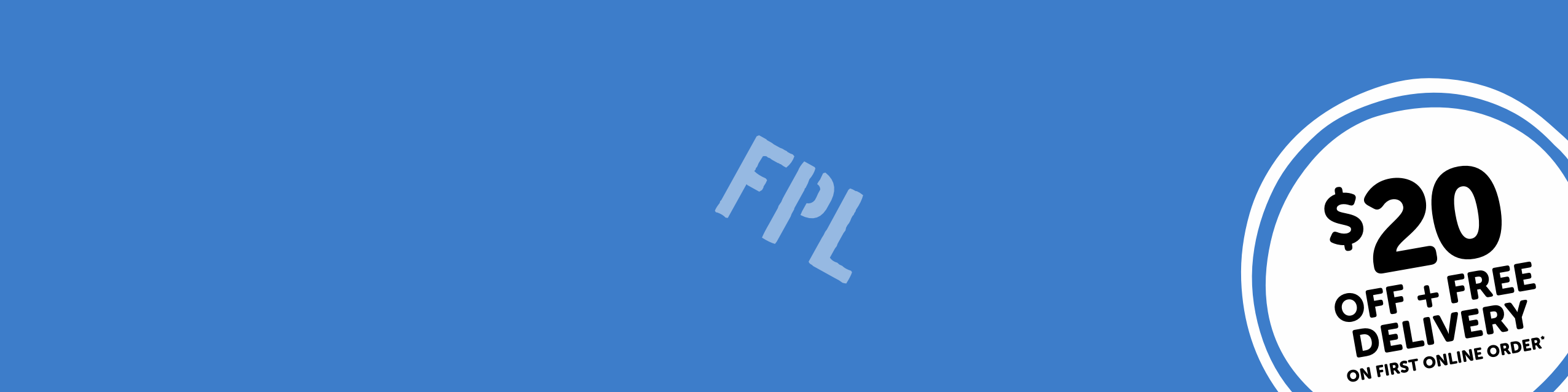 $20 off & Free Delivery