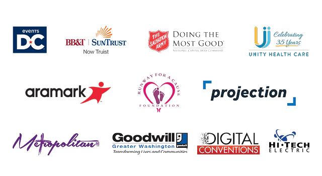 montage of corporate partner logos
